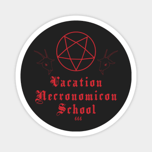 Vacation Necronomicon School Magnet